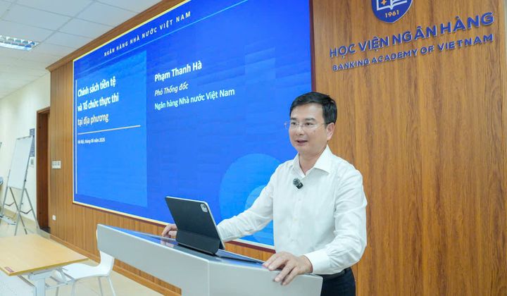 Phó Thống đốc Phạm Thanh Hà chia sẻ chuyên đề về chính sách tiền tệ tại Lớp bồi dưỡng Lãnh đạo Ngân hàng Nhà nước chi nhánh Khu vực