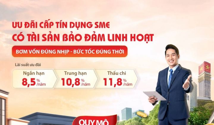 HDBank tung gói tín dụng “SME Linh hoạt” quy mô 30.000 tỷ đồng