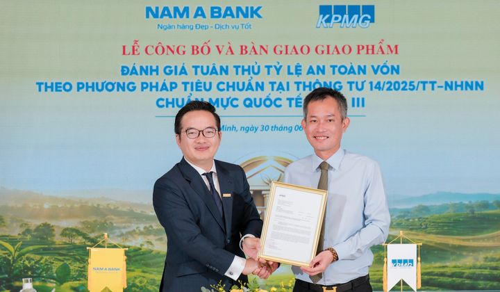 Nam A Bank hoàn thành giai đoạn đánh giá tuân thủ tỷ lệ an toàn vốn Basel III theo Thông tư 14/2025/TT-NHNN