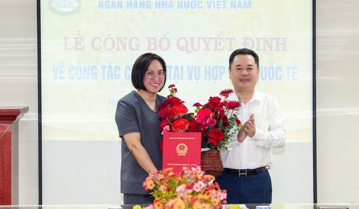 Ngân hàng Nhà nước bổ nhiệm Phó Vụ trưởng Vụ Hợp tác quốc tế