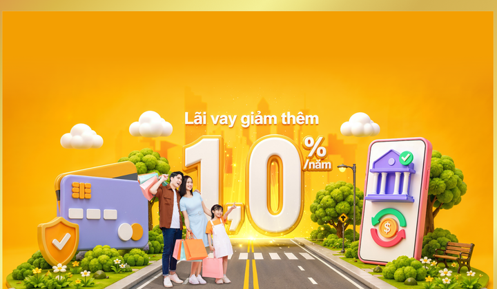 Bac A Bank giảm tới 1%/năm lãi suất vay cho khách hàng sử dụng trọn gói dịch vụ