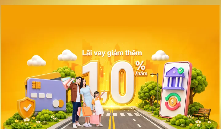 Bac A Bank giảm tới 1%/năm lãi suất vay cho khách hàng sử dụng trọn gói dịch vụ