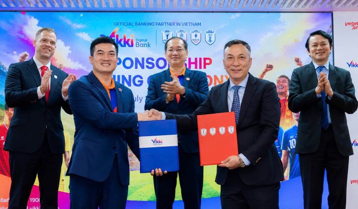 Vikki Digital Bank trở thành Ngân hàng chính thức tại Việt Nam của ASEAN United FC