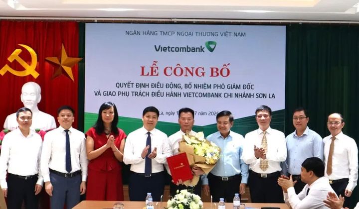Vietcombank bổ nhiệm Phó Giám đốc phụ trách điều hành Chi nhánh Sơn La