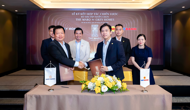 Vietbank hợp tác GKey Homes triển khai chương trình cho vay mua căn hộ tại dự án The Marq