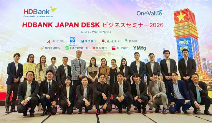 HDBank kết nối gần 100 doanh nghiệp Nhật Bản, mở rộng hợp tác đầu tư và phát triển bền vững