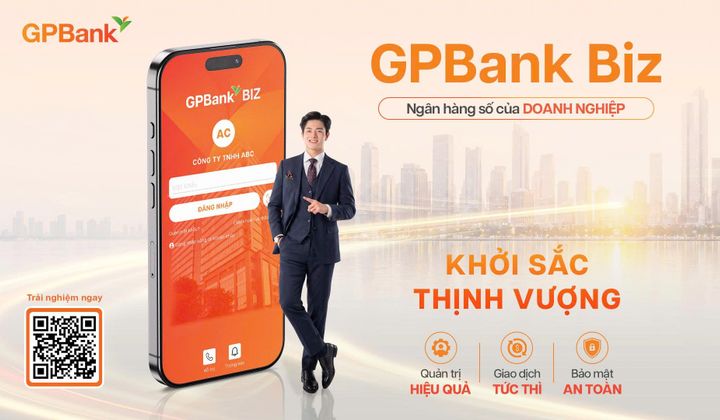 GPBank ra mắt ứng dụng ngân hàng số GPBank Biz cho doanh nghiệp