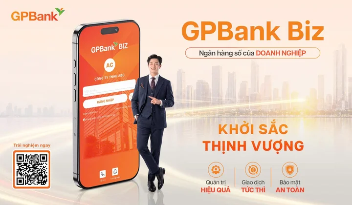 GPBank ra mắt ứng dụng ngân hàng số GPBank Biz cho doanh nghiệp