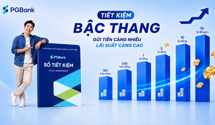PGBank ra mắt sản phẩm tiết kiệm bậc thang, tối ưu lợi suất tiền gửi