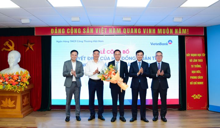 Ông Nguyễn Thanh Tùng giữ chức vụ Phó Tổng Giám đốc VietinBank