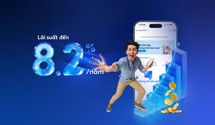 BVBank phát hành Chứng chỉ tiền gửi online, lãi suất đến 8,2%/năm