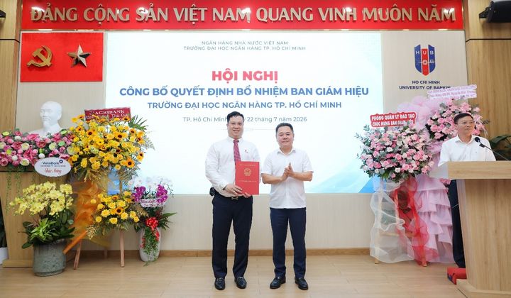 Bổ nhiệm Ban Giám hiệu Trường Đại học Ngân hàng TP. Hồ Chí Minh
