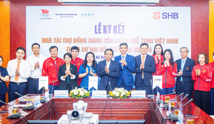 SHB trở thành Nhà tài trợ đồng hành của Đoàn Thể thao Việt Nam tại ASIAD 2026