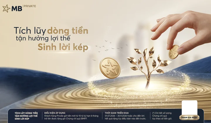 MB triển khai ưu đãi dành cho khách hàng Private gửi tiết kiệm