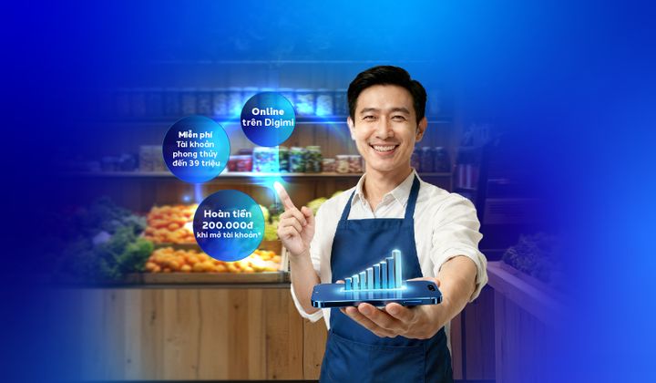 BVBank thúc đẩy giải pháp số hóa dành cho hộ kinh doanh với ưu đãi hoàn đến 200.000 đồng khi mở tài khoản hộ kinh doanh