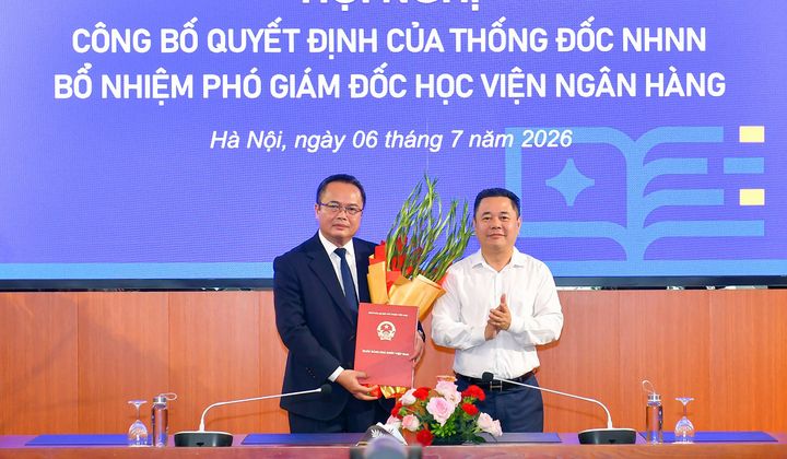 Ngân hàng Nhà nước bổ nhiệm Phó Giám đốc Học viện Ngân hàng