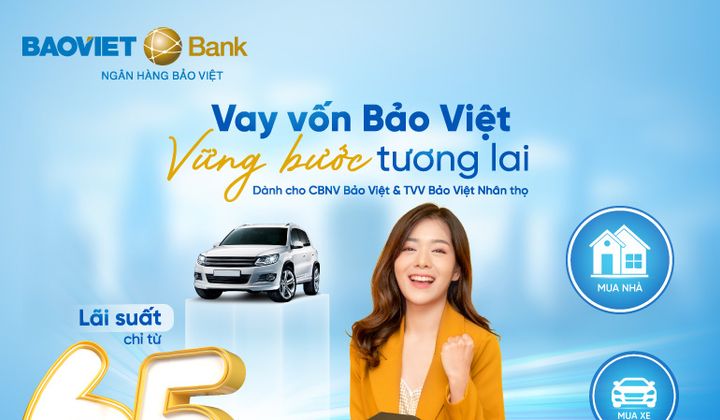 BAOVIET Bank ưu đãi vay cho cán bộ, nhân viên hệ sinh thái Bảo Việt