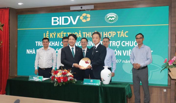BIDV Đồng Nai và Công ty Phân bón Việt Nhật ký kết hợp tác tài trợ chuỗi nhà phân phối