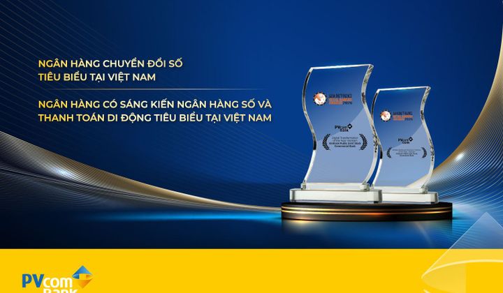 PVcomBank giành hai giải thưởng chuyển đổi số tại ABF Retail Banking Awards 2026