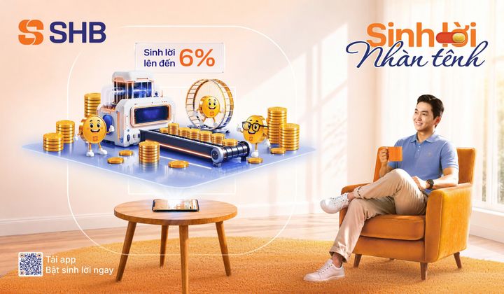 SHB ra mắt tính năng "Sinh lời nhàn tênh" trên ứng dụng số SHB SAHA