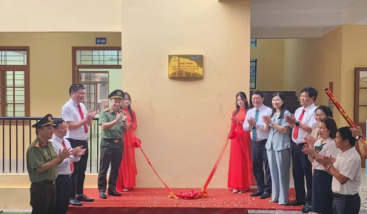 BIDV đồng hành xây dựng phòng học mới tại Trường THPT Tràng Định, tỉnh Lạng Sơn