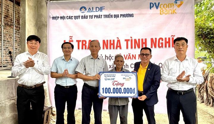 PVcomBank hỗ trợ xây nhà tình nghĩa tại Quảng Trị