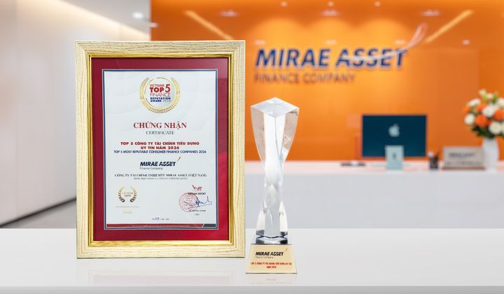 Mirae Asset vào ‘Top 5 công ty tài chính uy tín 2026’