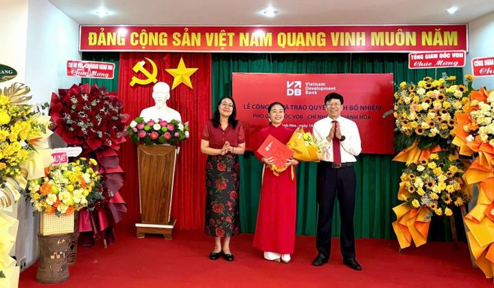 Bổ nhiệm Phó Giám đốc VDB chi nhánh Khánh Hòa