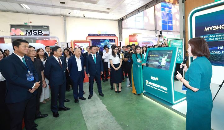 BIDV giới thiệu giải pháp số toàn diện tại sự kiện Chuyển đổi số ngành Ngân hàng 2026