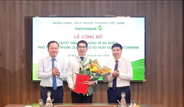 Vietcombank bổ nhiệm Phó Trưởng phòng Quản lý rủi ro hoạt động