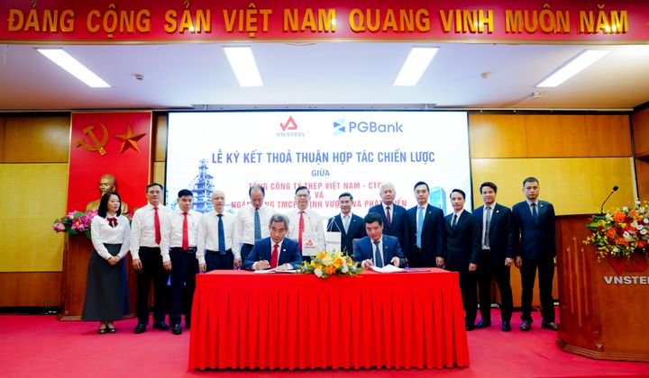 PGBank và VNSTEEL ký kết hợp tác toàn diện, đẩy mạnh tài trợ chuỗi cung ứng