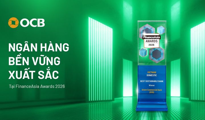 OCB được vinh danh kép tại các giải thưởng ngân hàng quốc tế