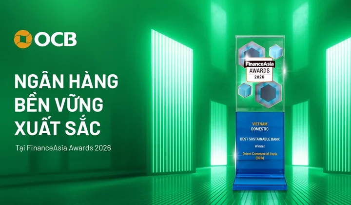 OCB được vinh danh kép tại các giải thưởng ngân hàng quốc tế