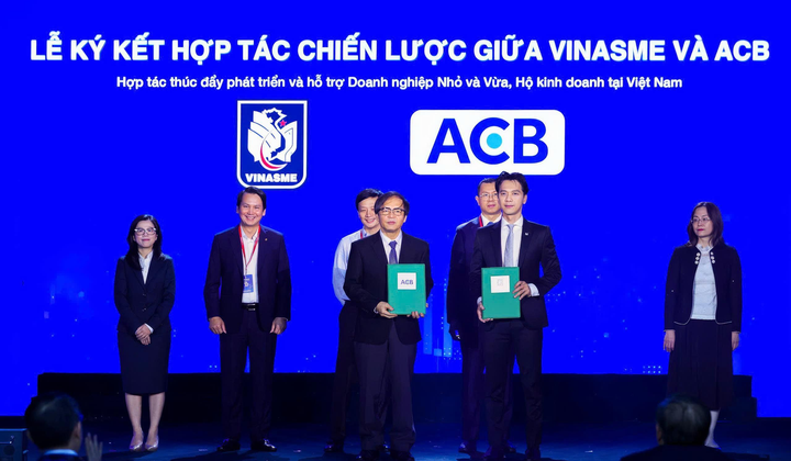 ACB và VINASME ký kết hợp tác, kết nối nguồn lực hỗ trợ doanh nghiệp nhỏ và vừa