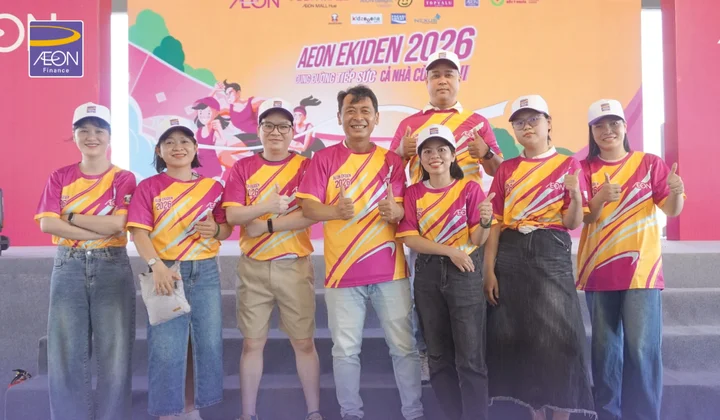 AEON Finance đồng hành cùng giải chạy tiếp sức AEON Ekiden 2026 tại Huế