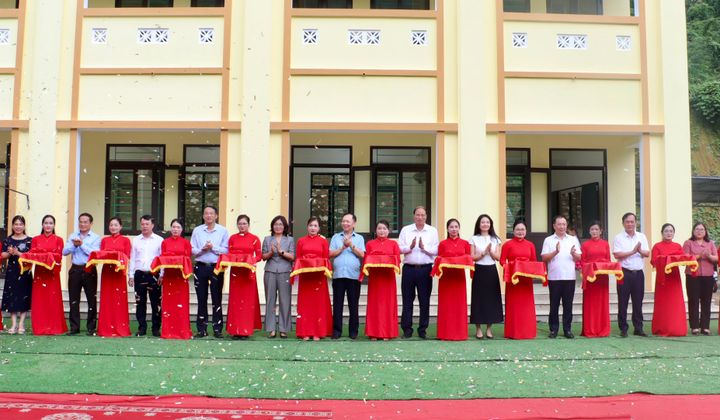 Agribank khánh thành công trình Trường Tiểu học Vĩnh Quang tại Cao Bằng