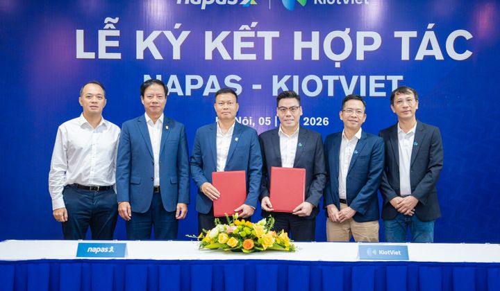 NAPAS và KiotViet ký kết hợp tác mở rộng hệ sinh thái thanh toán VietQR