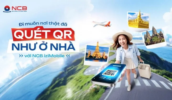 NCB triển khai VietQR Global trên ứng dụng ngân hàng số NCB iziMobile