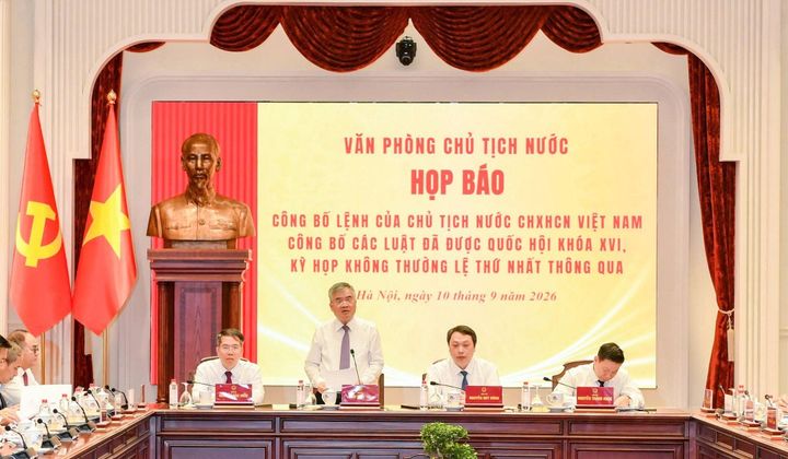 Công bố Lệnh của Chủ tịch nước về Luật sửa đổi, bổ sung một số điều của Luật Ngân hàng Nhà nước Việt Nam, Luật Phòng, chống rửa tiền và Luật Các tổ chức tín dụng