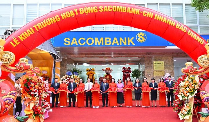 SACOMBANK khai trương Chi nhánh Bắc Giang, mở rộng hiện diện tại khu vực phía Bắc