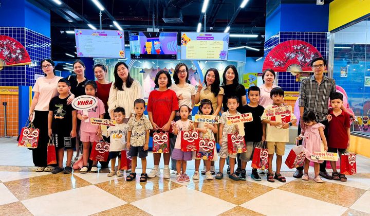 Công đoàn và Đoàn Thanh niên VNBA tổ chức Tết Trung thu ấm áp cho con em cán bộ, nhân viên