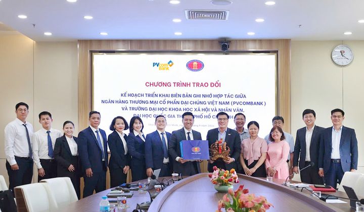 PVcomBank mở rộng hợp tác với Trường Đại học Khoa học Xã hội và Nhân văn, ĐHQG-HCM