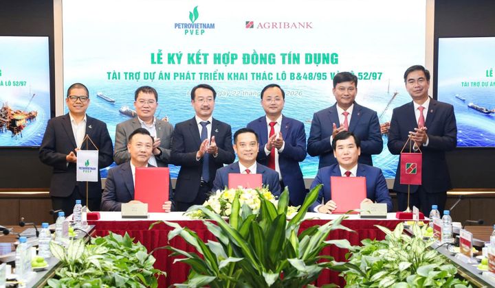 Agribank – PVEP ký kết Hợp đồng tín dụng, đồng hành triển khai dự án năng lượng trọng điểm quốc gia