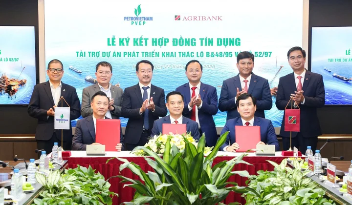 Agribank – PVEP ký kết Hợp đồng tín dụng, đồng hành triển khai dự án năng lượng trọng điểm quốc gia