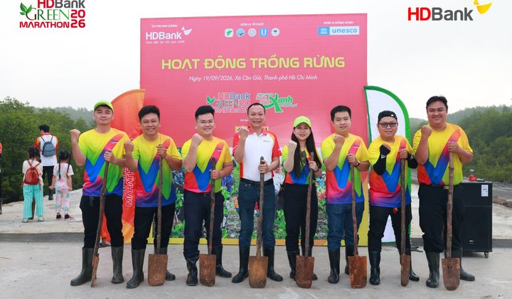 Vikki Digital Bank lan tỏa tinh thần xanh tại HDBank Green Marathon 2026