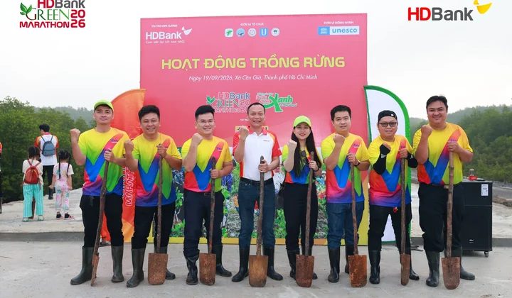 Vikki Digital Bank lan tỏa tinh thần xanh tại HDBank Green Marathon 2026