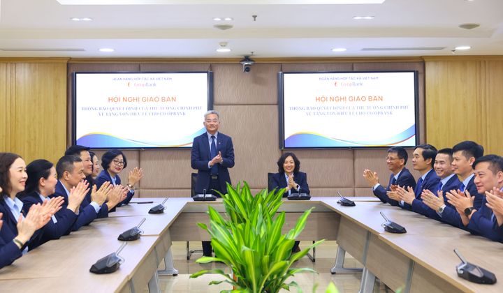 Co-opBank hoàn tất tiếp nhận 5.000 tỷ đồng vốn điều lệ bổ sung từ Nhà nước
