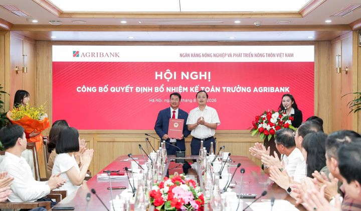 Agribank công bố quyết định bổ nhiệm Kế toán trưởng