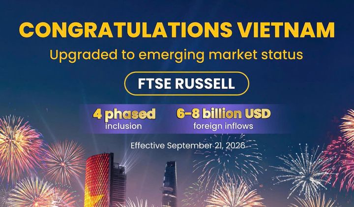 Cổ phiếu BID được lựa chọn vào FTSE All-World Index