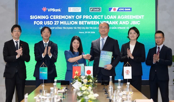VPBank ký kết khoản vay 27 triệu USD với JBIC, tài trợ dự án truyền tải điện 220 kV